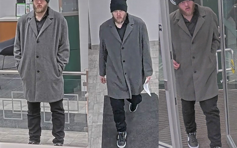 Caught On Tape - Occurrence Number: 2026-118945 - Bank Identity Theft Suspect